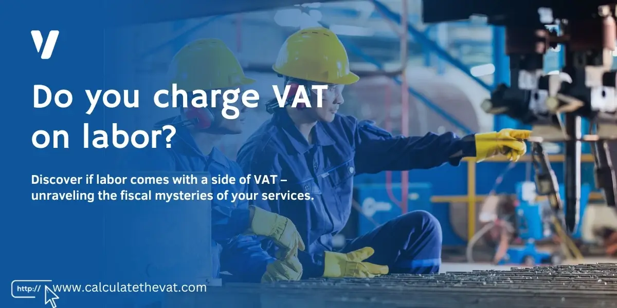 do you charge vat on labour