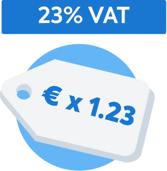 Irish standard VAT Rate